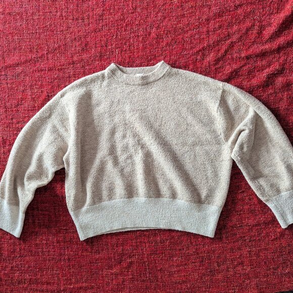 *2/$20* Oatmeal Lightweight H&M sweater, Size S - Picture 2 of 7